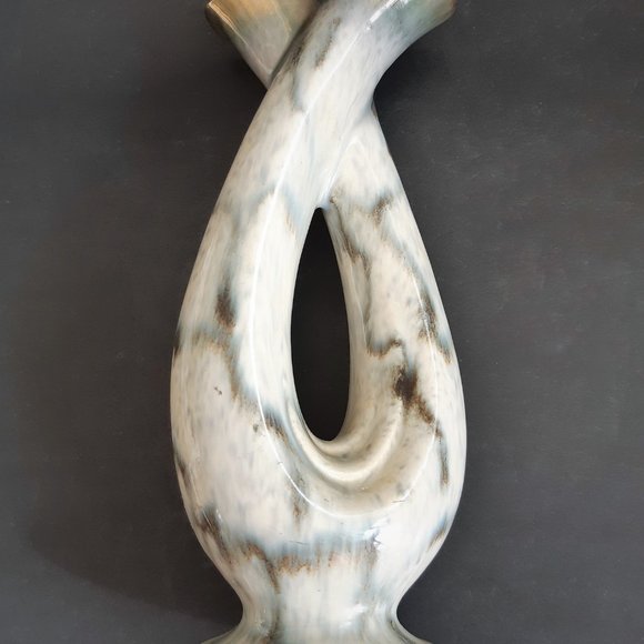 COPY - VTG Pottery MCM Germany Twin Vase Double Neck Keramic Retro Bud Flower V… - Picture 7 of 10